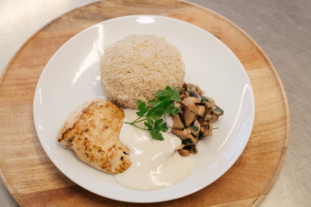 Poulet crème