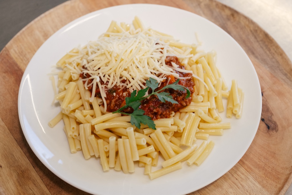 Macaronis à la bolognaise